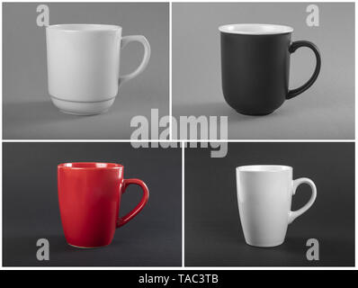https://l450v.alamy.com/450v/tac3tb/set-of-multi-colored-cup-and-mug-side-view-tac3tb.jpg
