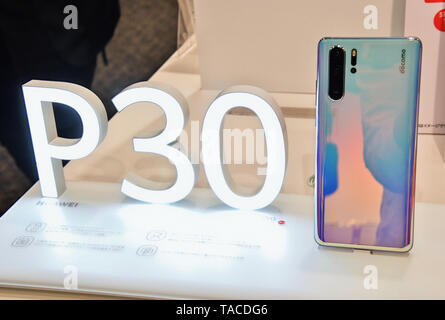 HUAWEI P30 Pro HW-02L displayed during the press conference for