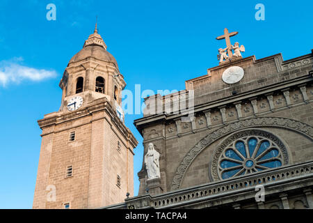 Manila Cathedral, Intramuros, Philippines Stock Photo