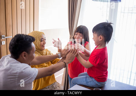 family connection together Stock Photo