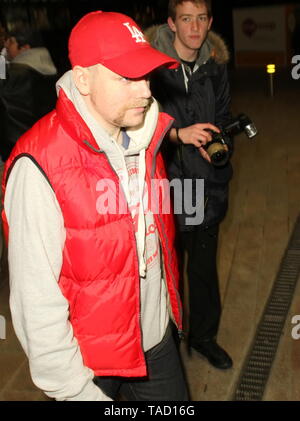 Rufus Hound spotted at Liverpool Hilton Hotel on a BMX Credit Ian Fairbrother/17�Թ����� Stock Photos Stock Photo