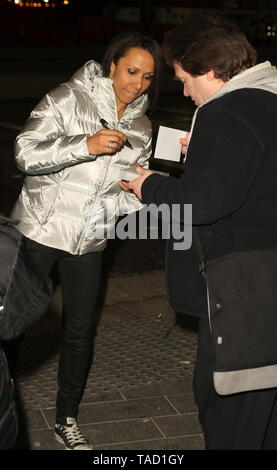 Dame Kelly Holmes spotted in Liverpool credit Ian Fairbrother/Alamy Stock Photos