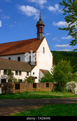 Germany, Bavaria, Franconia, Lower Franconia, Schoenau, Gemuenden am Main, Franciscan Monastery Stock Photo