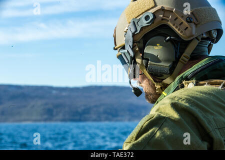 Norwegian Coastal Ranger Commando (KJK) Petty Officer Endre Rosseland ...