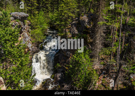 Crystal Falls In The Little Pend Oreille National Wildlife Refuge. Stock Photo