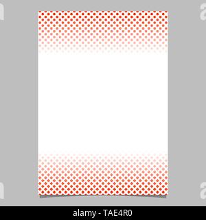 Abstractal halftone pattern brochure template - vector page illustration Stock Vector