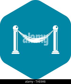 Barrier icon, simple style Stock Vector