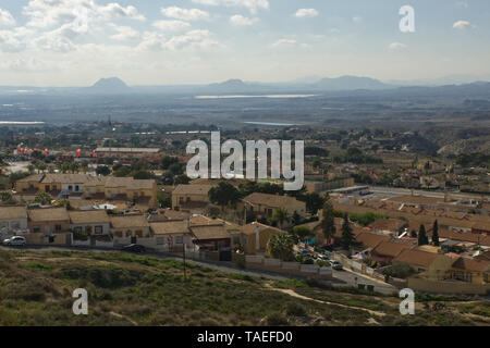 View over Countryside at Busot near Alicante, Spain Stock Photo