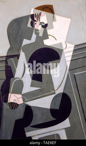 Juan Gris, Portrait of Josette Gris, portrait painting, 1916 Stock Photo