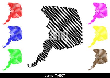 Sacramento County California Counties - Sacramento County California Counties In California United States Of Americausa Us Us Map Vector Illustration Scribble Sketch Sacramento Map Taekjt 