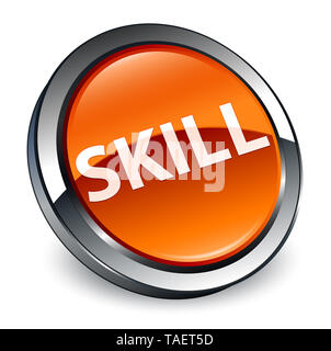 Expertise isolated on 3d brown round button abstract illustration Stock ...