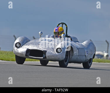 Robi Bernberg, Paul Ugo, Cooper T39 Bobtail, Royal Automobile Club Woodcote Trophy, Pre-56 Sportscars, Donington Historic Festival, May 2019, motor ra Stock Photo