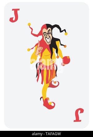 Joker or Harlequin Stock Vector