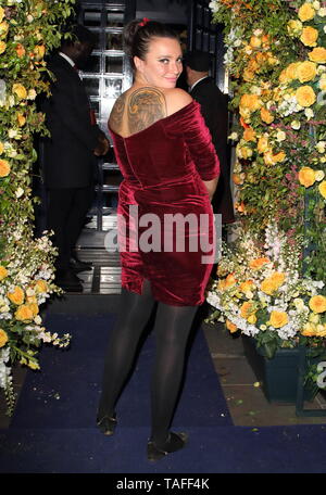 London, UK. Gizzi Erskine at Tramp Nightclub 50th Anniversary Party, Jermyn Street, London on May 23rd 2019 Ref: LMK73-J4944-240519 Keith Mayhew/Landmark Media WWW.LMKMEDIA.COM Stock Photo