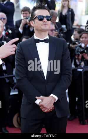 Cannes, France. 23rd May, 2019. Orlando Bloom attending the 'Il traditore/The Traitor' premiere during the 72nd Cannes Film Festival at the Palais des Festivals on May 23, 2019 in Cannes, France | usage worldwide Credit: dpa/Alamy Live News Stock Photo