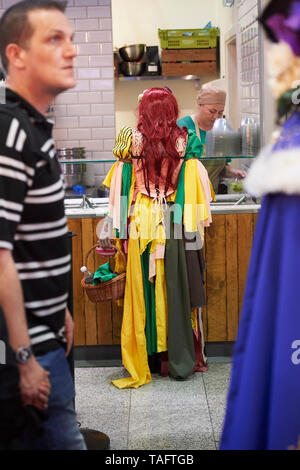 ExCel London, UK - 25th May 2019. Thousands of cosplayers in costume enjoying the second day of MCM Comic Con at ExCel London. Credit: Thomas Bowles/Alamy Live News Stock Photo