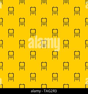 Wooden easel pattern vector Stock Vector