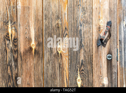Wooden planks with natural patterns as background, wooden board texture Stock Photo