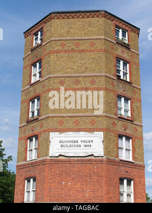 Facade of Guinness Trust Buildings in London, UK. Stock Photo