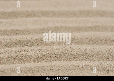 lines on natural sand texture background closeup Stock Photo