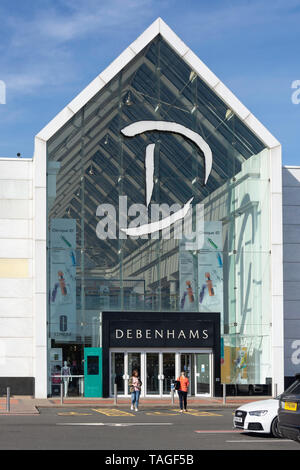 Debenhams Department Store, Intu Merry Hill Shopping Centre, Brierley Hill, West Midlands, England, United Kingdom Stock Photo