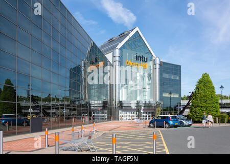 Entrance to Intu Merry Hill Shopping Centre, Brierley Hill, West Midlands, England, United Kingdom Stock Photo