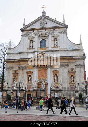 Church of St Peter and St Paul, Krakow, Poland. Stock Photo