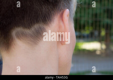Undercut tattoo hi-res stock photography and images - Alamy