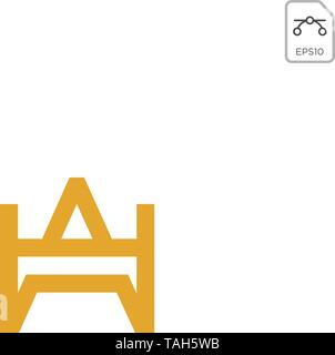 royal king initial AG logo or symbol business company vector icon isolated Stock Vector
