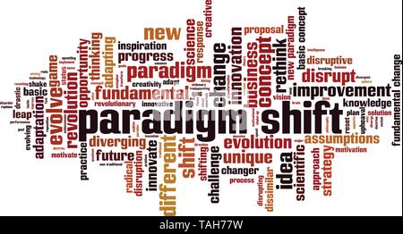 Paradigm word cloud concept. Vector illustration Stock Vector Image ...