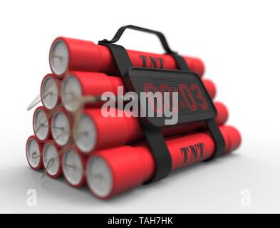 3d Rendering Electro Shock Bomb Stock Illustration 2312052707