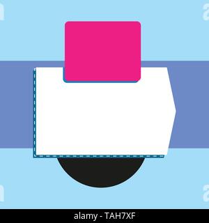 Blank banner rectangle square above semicircle down Geometrical background Stock Vector