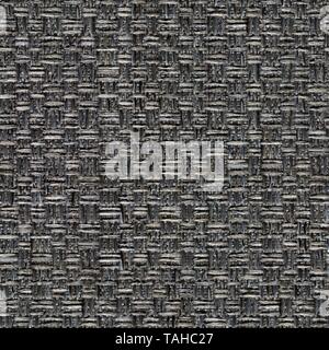 Expensive textile background in ideal grey hue. Seamless square texture, tile ready. Stock Photo
