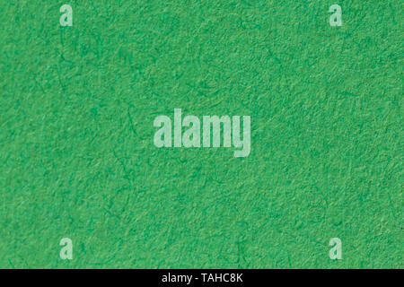 Green paper background. Grain texture art paper in a high resolution. Emerald green. Fine arts paper. High resolution photo. Stock Photo