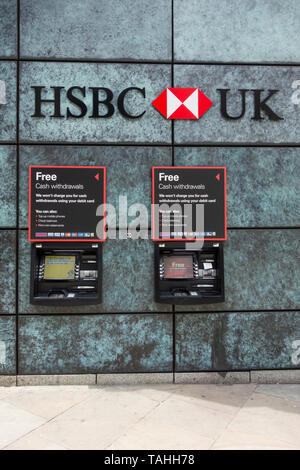 HSBC ,Queen Victoria Street, London, EC4, UK Stock Photo