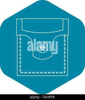 Valve pocket icon, outline style Stock Vector Image & Art - Alamy