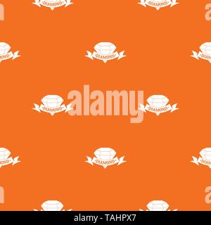 Diamond pattern vector orange Stock Vector