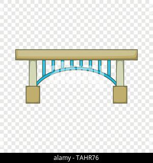 Narrow bridge icon, cartoon style Stock Vector