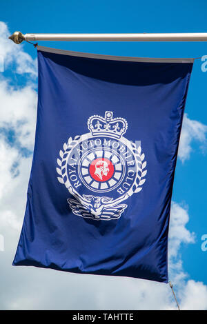 Union flags on The Mall in the centre of London Stock Photo