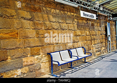 Newcastle Central Station, Newcastle upon Tyne, England Stock Photo