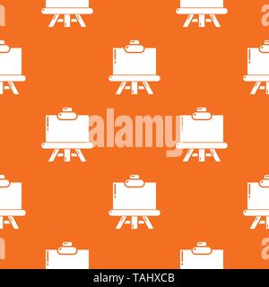 Canvas pattern vector orange Stock Vector