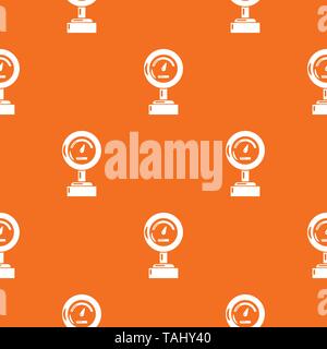 Commercial scale pattern vector orange Stock Vector