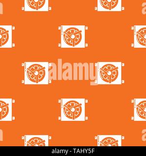 Dynamo car detail pattern vector orange Stock Vector