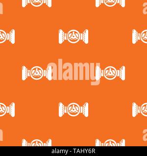 Valve pattern vector orange Stock Vector