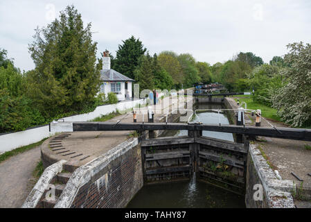 A lock keeper's cottage at Stockers Lock Grand Union canal ...