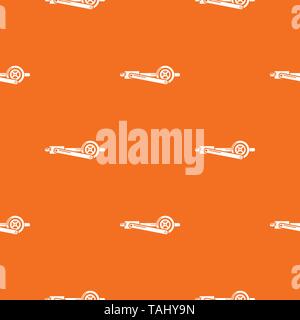 Shaft pattern vector orange Stock Vector