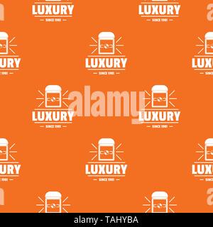 Jewelry ring pattern vector orange Stock Vector