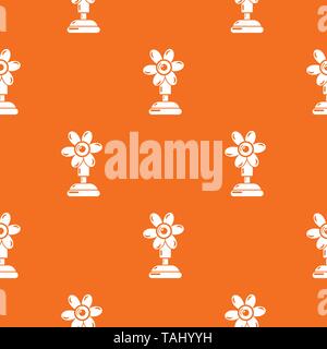 Ventilator pattern vector orange Stock Vector