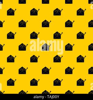 Envellope with graph pattern vector Stock Vector