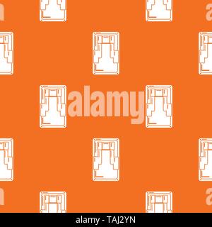 Switch pattern vector orange Stock Vector